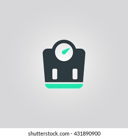 body scale icon. body scale vector. body scale sign