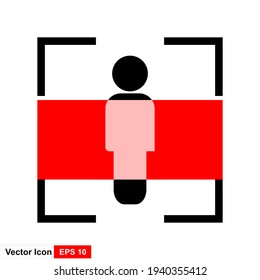 Icono de exploración corporal en estilos de relleno, delgado, contorno y trazo. Ilustración vectorial. El diseño de iconos vectoriales de exploración de cuerpo de color puede utilizarse para móviles, ui, web 