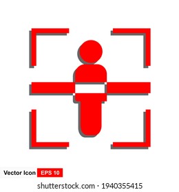 Body scan icon in fill, thin, outline and stroke styles. Vector illustration. Color body scan vector icon design can be used for mobile, ui, web 