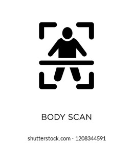 Body scan icon. Body scan symbol design from Artificial Intellegence collection.