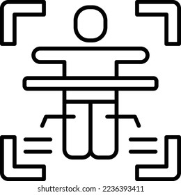 Body Scan vector icon. Can be used for printing, mobile and web applications.
