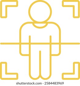 Body Scan vector icon. Can be used for printing, mobile and web applications.