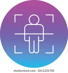 Body Scan vector icon. Can be used for printing, mobile and web applications.