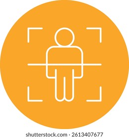 Body Scan vector icon. Can be used for printing, mobile and web applications.