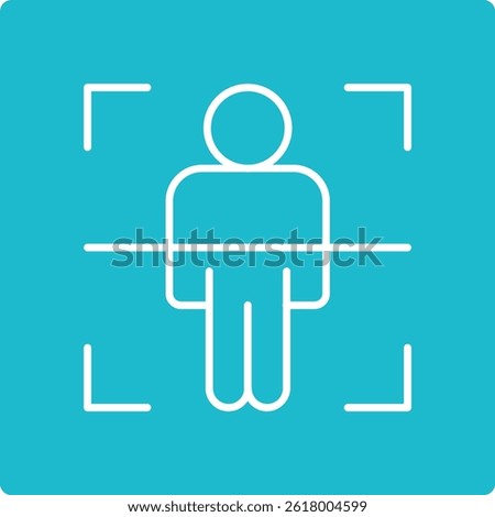 Body Scan vector icon. Can be used for printing, mobile and web applications.