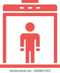 Body scanner vector icon. Can be used for printing, mobile and web applications.
