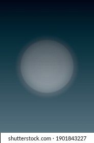 Сelestial body. Аbstract shape of the moon. Inspired by nature. Eps10 vector