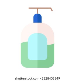 Body Shower Liquid Soap Pump Dispenser Farbiges Symboldesign
