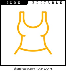 body slim icon isolated sign symbol vector illustration - vector