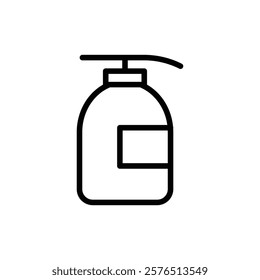 Body Soap icon Outline vector for web ui