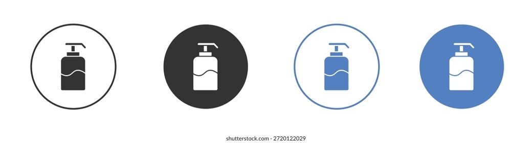 Body Soap icon pictogram set. Vector icon designs