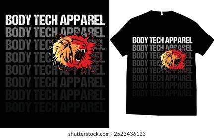Body tech apparel tshirt design
