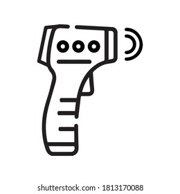 Body Temperature of coronavirus Icon