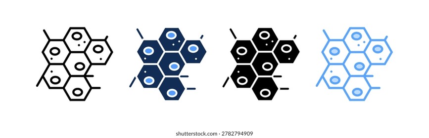 Body Tissues Icon Multiple Style