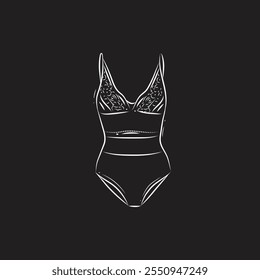 Corpo Roupa interior plana vetor design