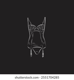 Body underwear flat vector design