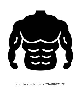 Body-Vektorsymbol für persönliche und kommerzielle Nutzung.
