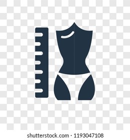 Body vector icon isolated on transparent background, Body transparency logo concept