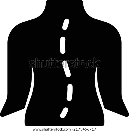 Body Vector illustration on a transparent background.Premium quality symbols.Glyphs vector icon for concept and graphic design.