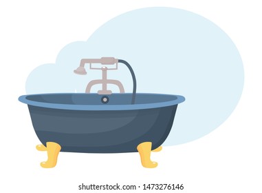 body wash bath vector illustration