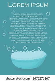 body wash bath vector illustration