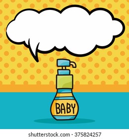 Body Wash doodle, speech bubble