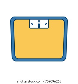 Body weight balance icon vector illustration graphic design