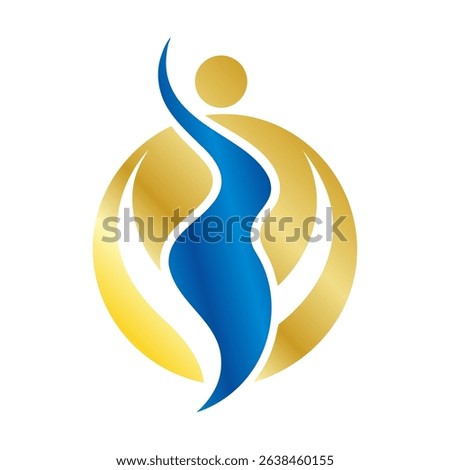 Body Weight Loss Logo Isolated White Background