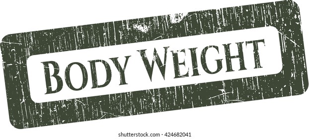 Body Weight rubber seal