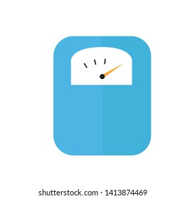 Body weight scale icon flat vector illustration isolated on white eps 10