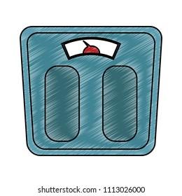 Body weight scale scribble