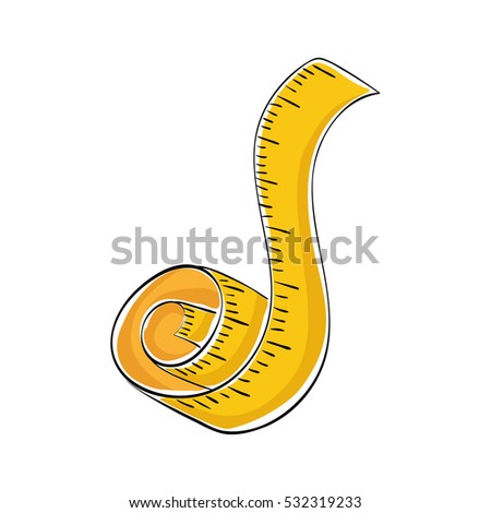 Body weight tape icon vector illustration graphic design