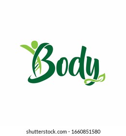 Body Wordmark Logo That Formed DNA
