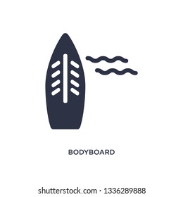 bodyboard isolated icon. Simple element illustration from summer concept. bodyboard editable logo symbol design on white background. Can be use for web and mobile.