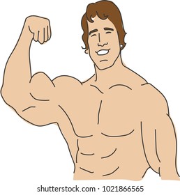 bodybuilder, athlete, muscle