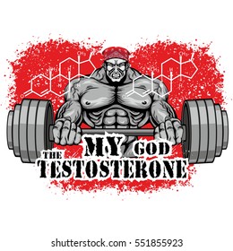 bodybuilder design  t shirts