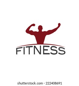 Bodybuilder Fitness Model Silhouette Vector Design Stock Vector ...