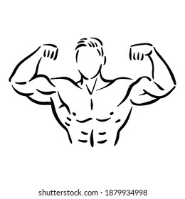 488 Shirtless Bodybuilder Stock Vectors, Images & Vector Art 