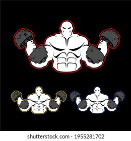 Diseño del logotipo de Barbell para el constructor de carrocería 
