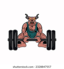 ILUSTRACIÓN DE EDIFICIOS DE LA CARROCERÍA VECTOR FUERTE ANIMAL 