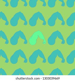 Bodybuilder muscle flex arm seamless background.