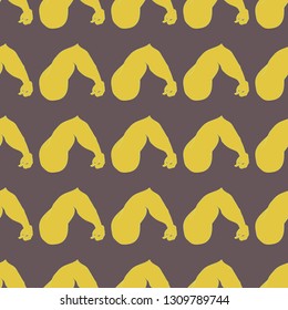 Bodybuilder muscle flex arm seamless background.