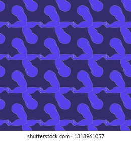 Bodybuilder muscle flex arm seamless background.