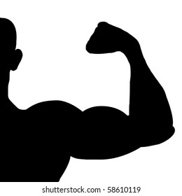 筋肉 シルエット のイラスト素材 画像 ベクター画像 Shutterstock