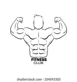 Bodybuilder Sketch Images Stock Photos Vectors Shutterstock