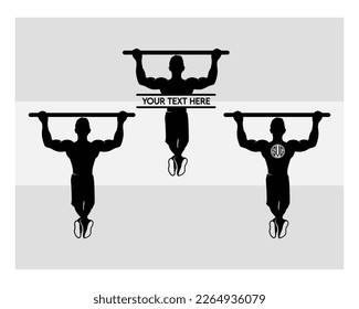 Bodybuilder SVG, Gym, Muscle Man Svg, Workout, Bodybuilder Clipart, Fitness, Muscle Man Vector, Silhoette, Weights Svg