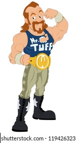 BodyBuilder - Vector Character Illustration