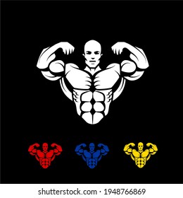 Bodybuildier Man Fitness Design Powerlifting 