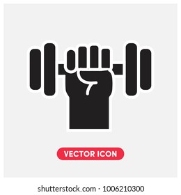 Bodybuilding Equipment Vector Icon Illustration