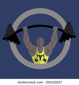 Bodybuilding / gym vector logo